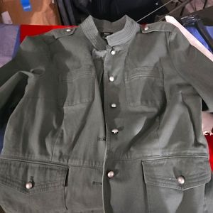 Vintage like new  Mossimo Green cotton jacket.